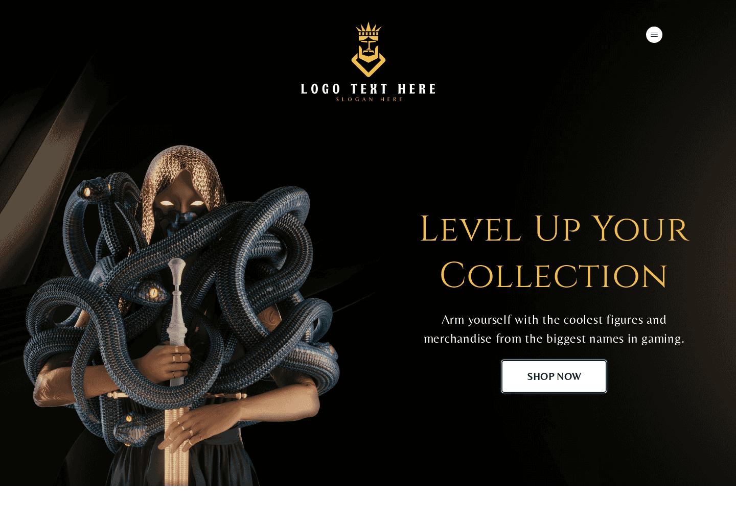 Toy Collectible Shop Website Preview