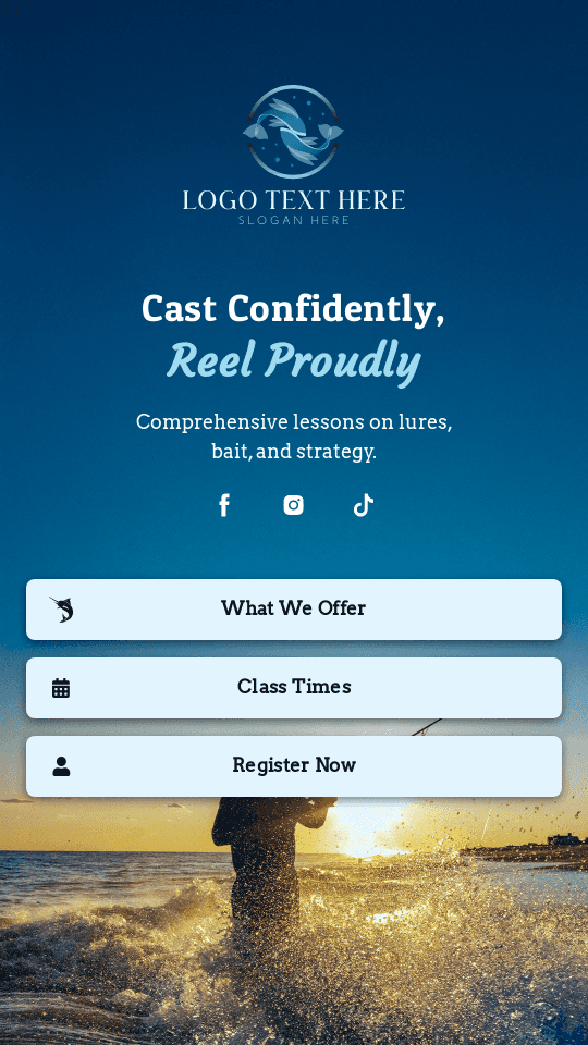 Fishing Angler Class Link in Bio Preview