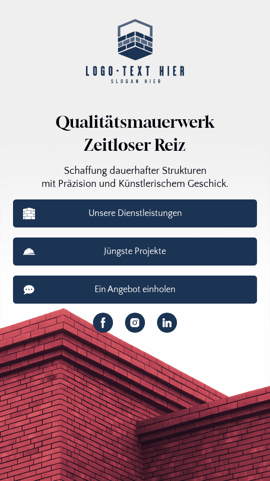 Mauerwerksbau-Service Link in Bio