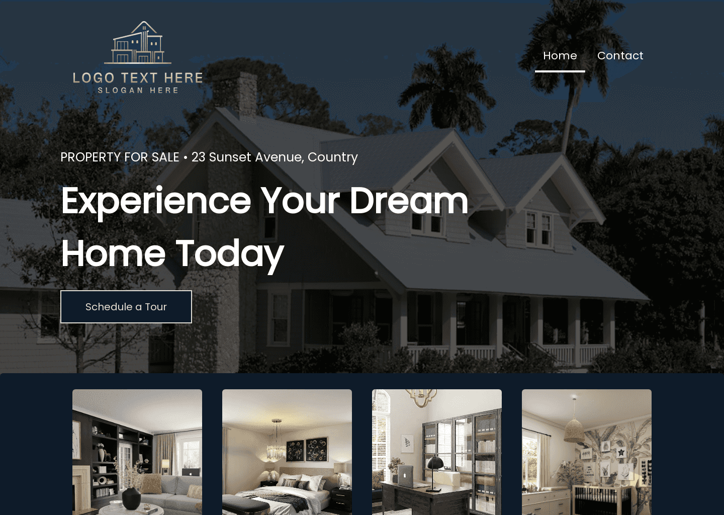 Property Showroom Website Preview