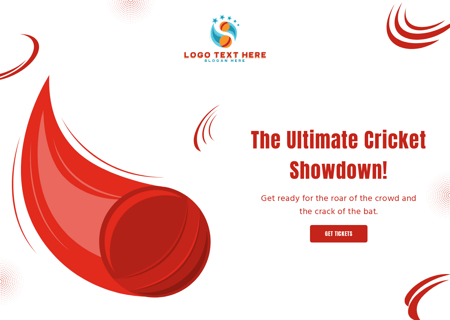 Cricket League Tournament Website Preview