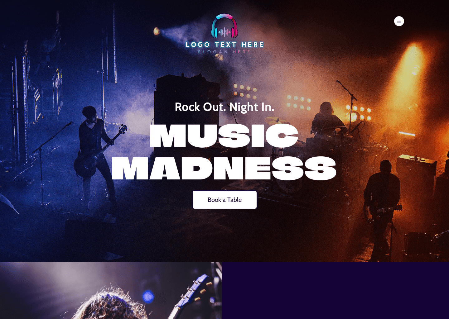 Live Music Bar Website Preview