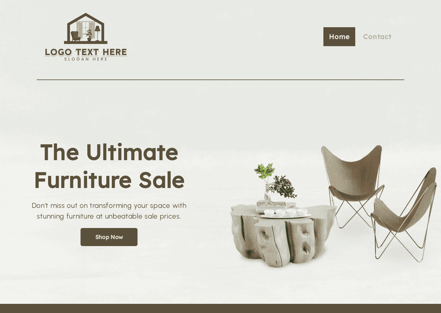 Furniture Store Sale Website Preview