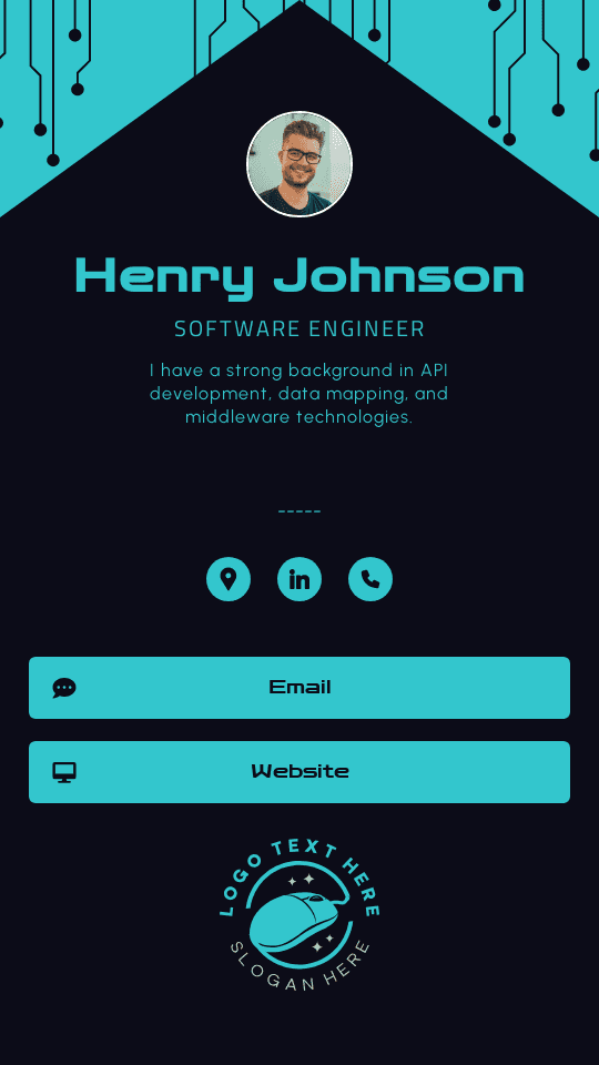 Software Integration Engineer Digital Business Card