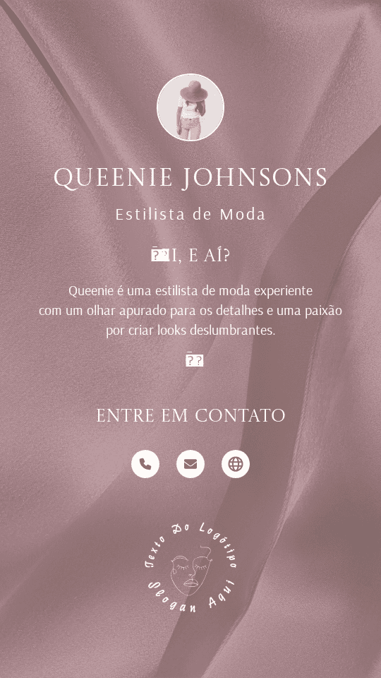Estilista de Moda Digital Business Card