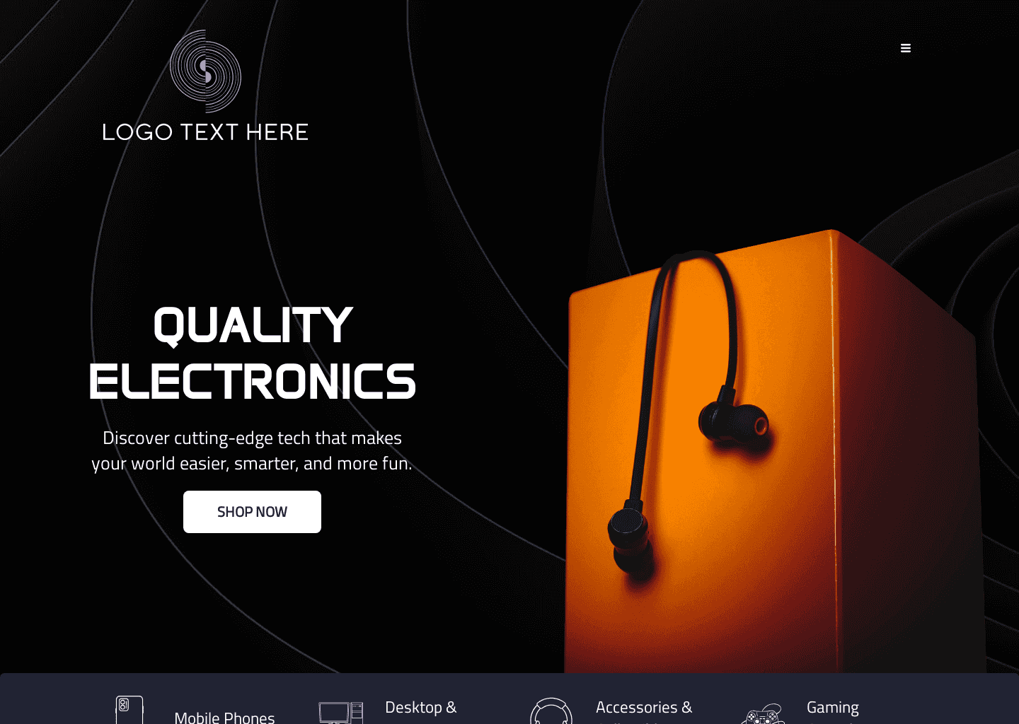 Gadget Tech Hub Shop Website Preview