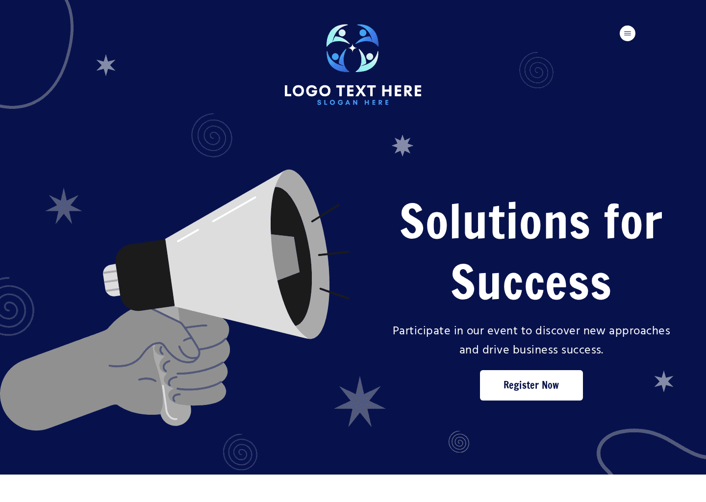 Generic Event Signup Website Preview
