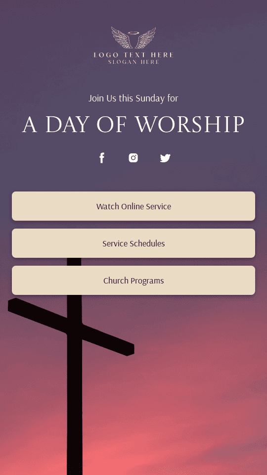 Sunday Church Mass Link in Bio Preview
