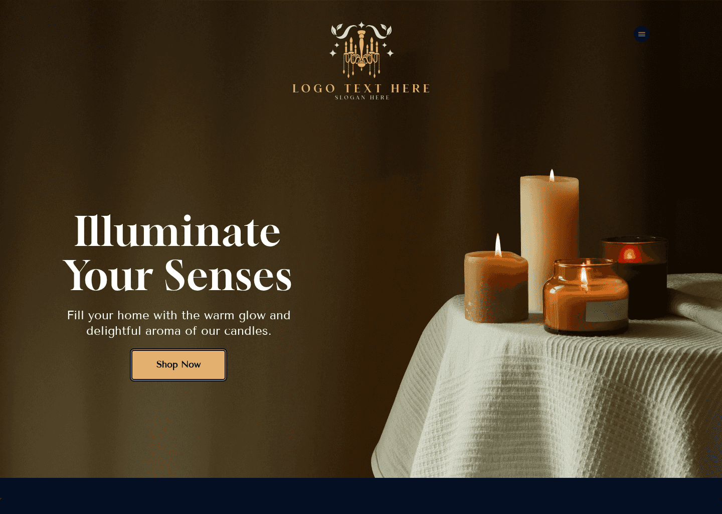 Scented Candle Shop Website Preview