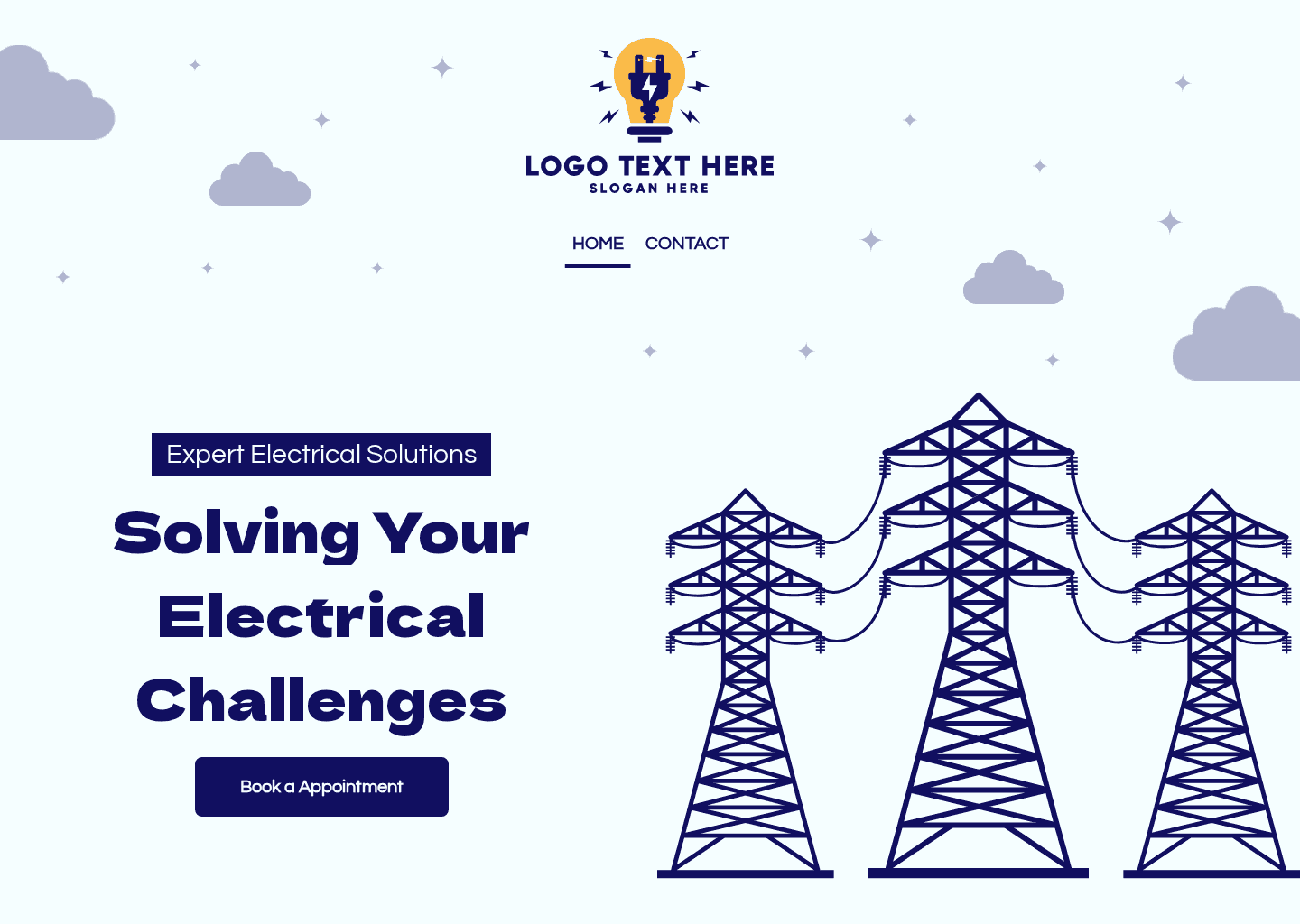 Electric Repair Assistance Website Preview