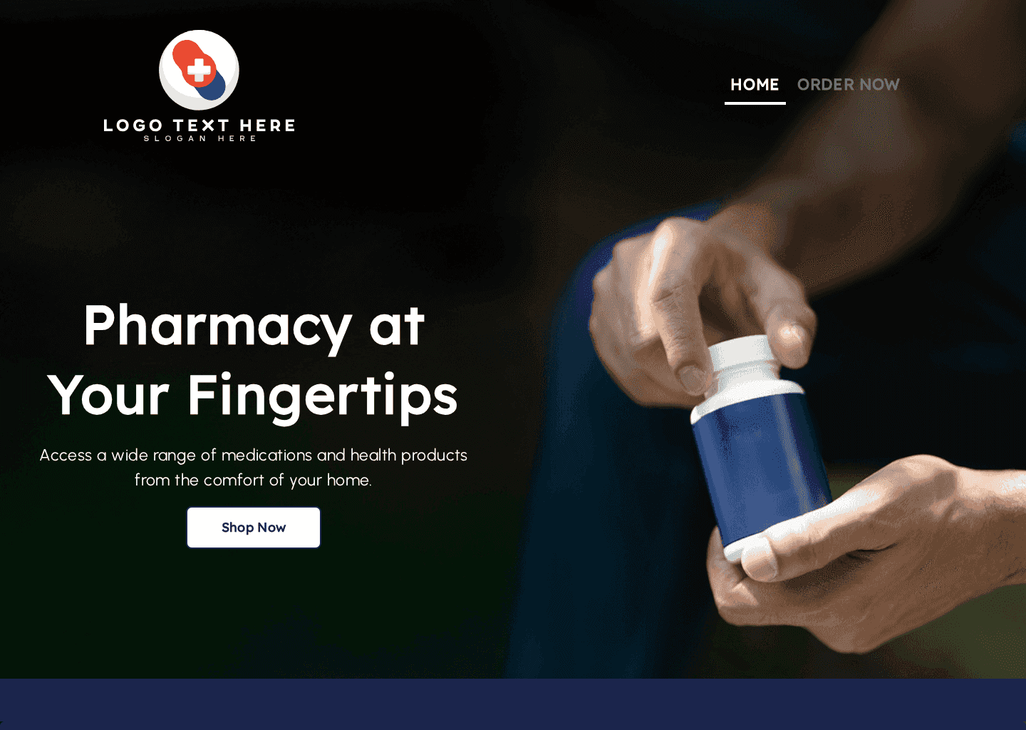 Medical Pharmacy Store Website Preview