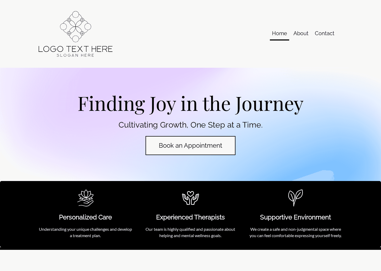 Online Mental Health Group Website Preview