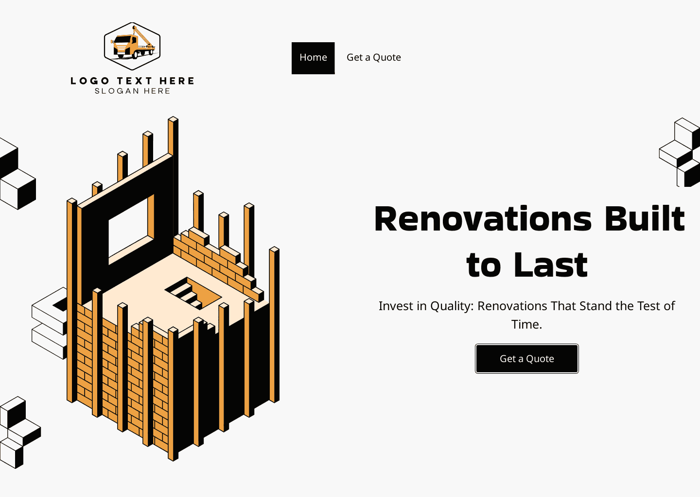 Home Renovation Construction Website