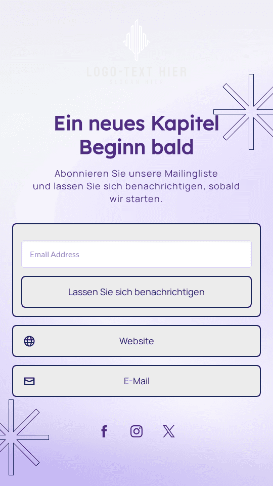 Moderne generische Einführung Link in Bio