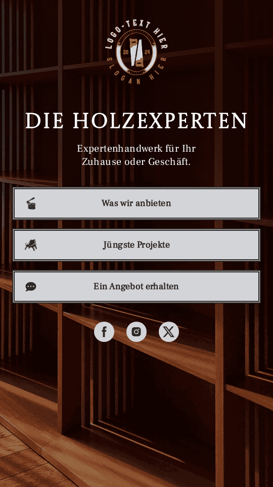 Schreinerei Holzarbeiten Service Link in Bio