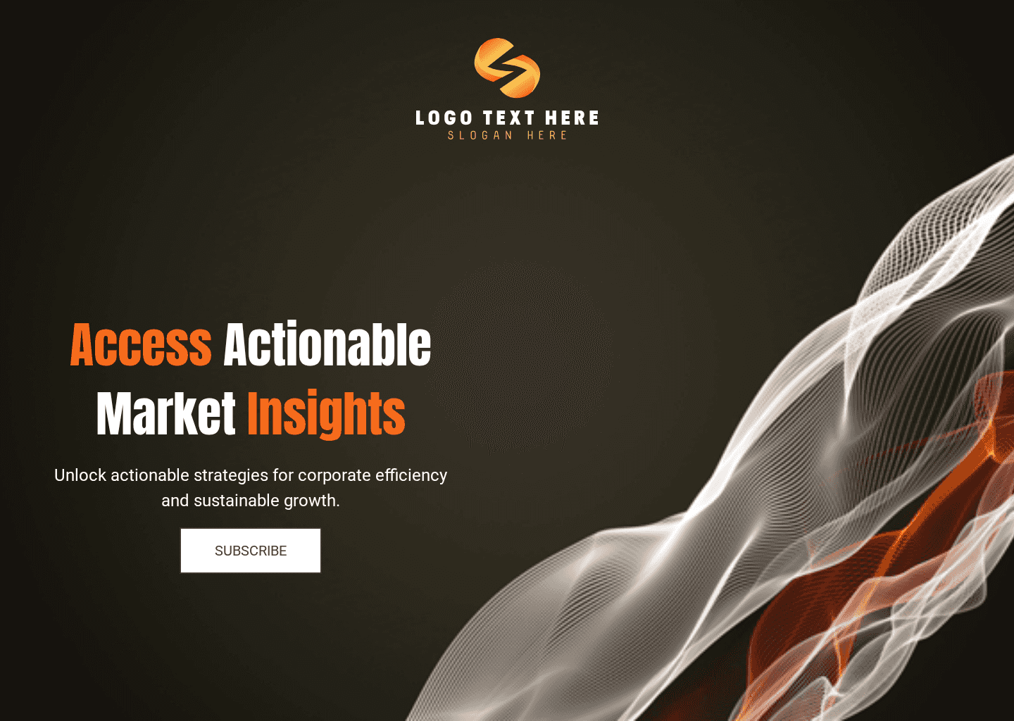 Corporate Business Newsletter Website Preview