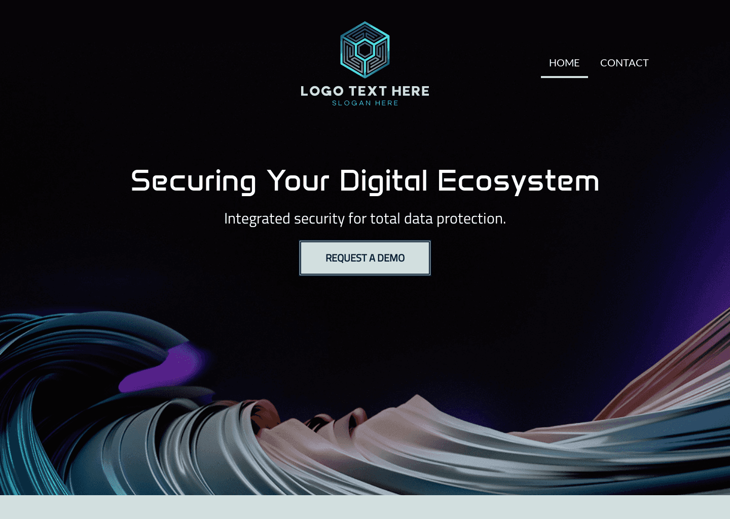 Digital Cybersecurity Network Website Preview