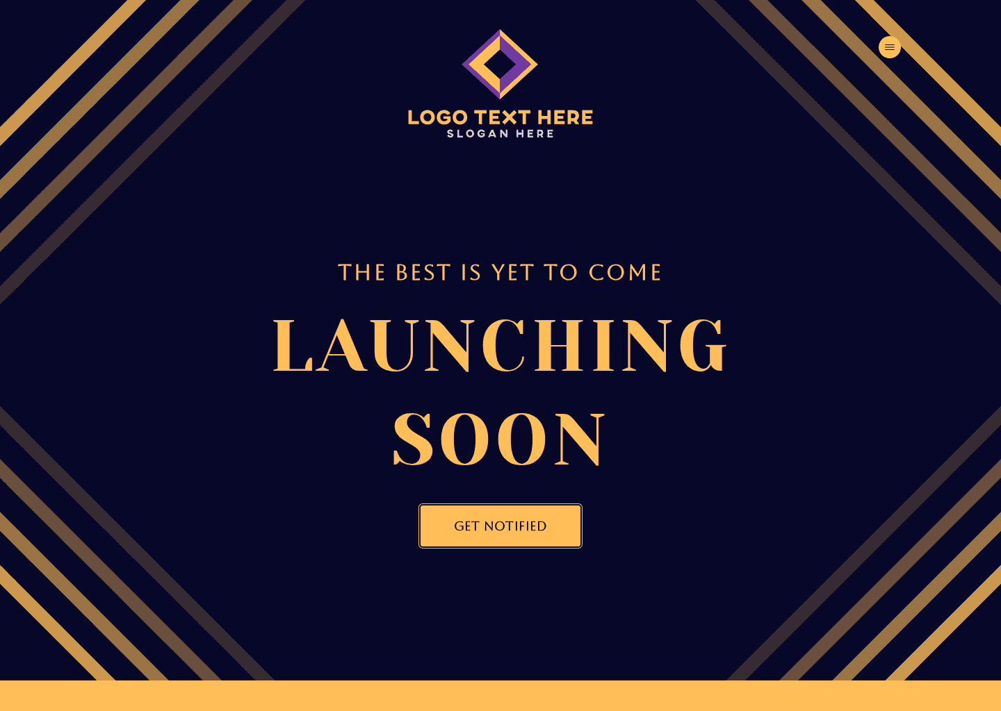 Generic Launching Soon Website