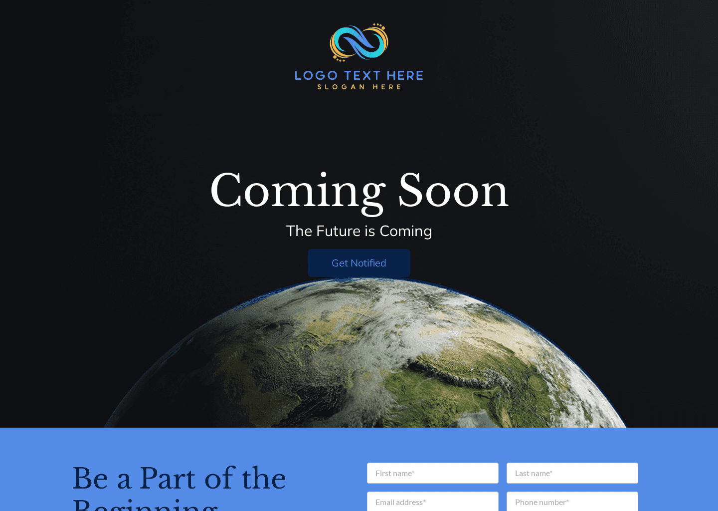 Minimalist Business Launch Website Preview