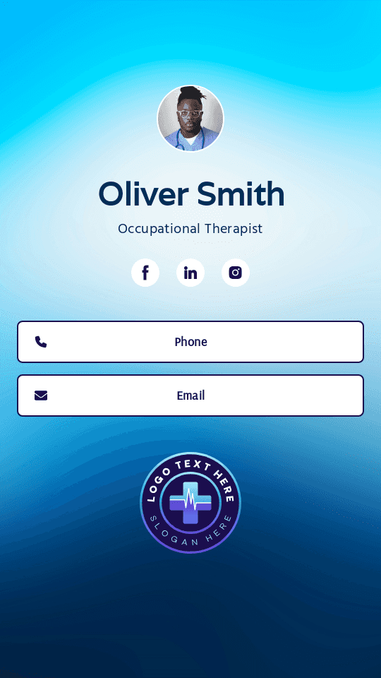Occupational Therapist Digital Business Card