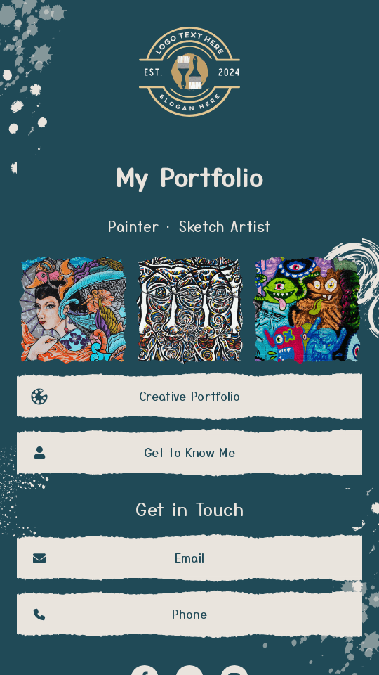 Contemporary Art Portfolio Link in Bio
