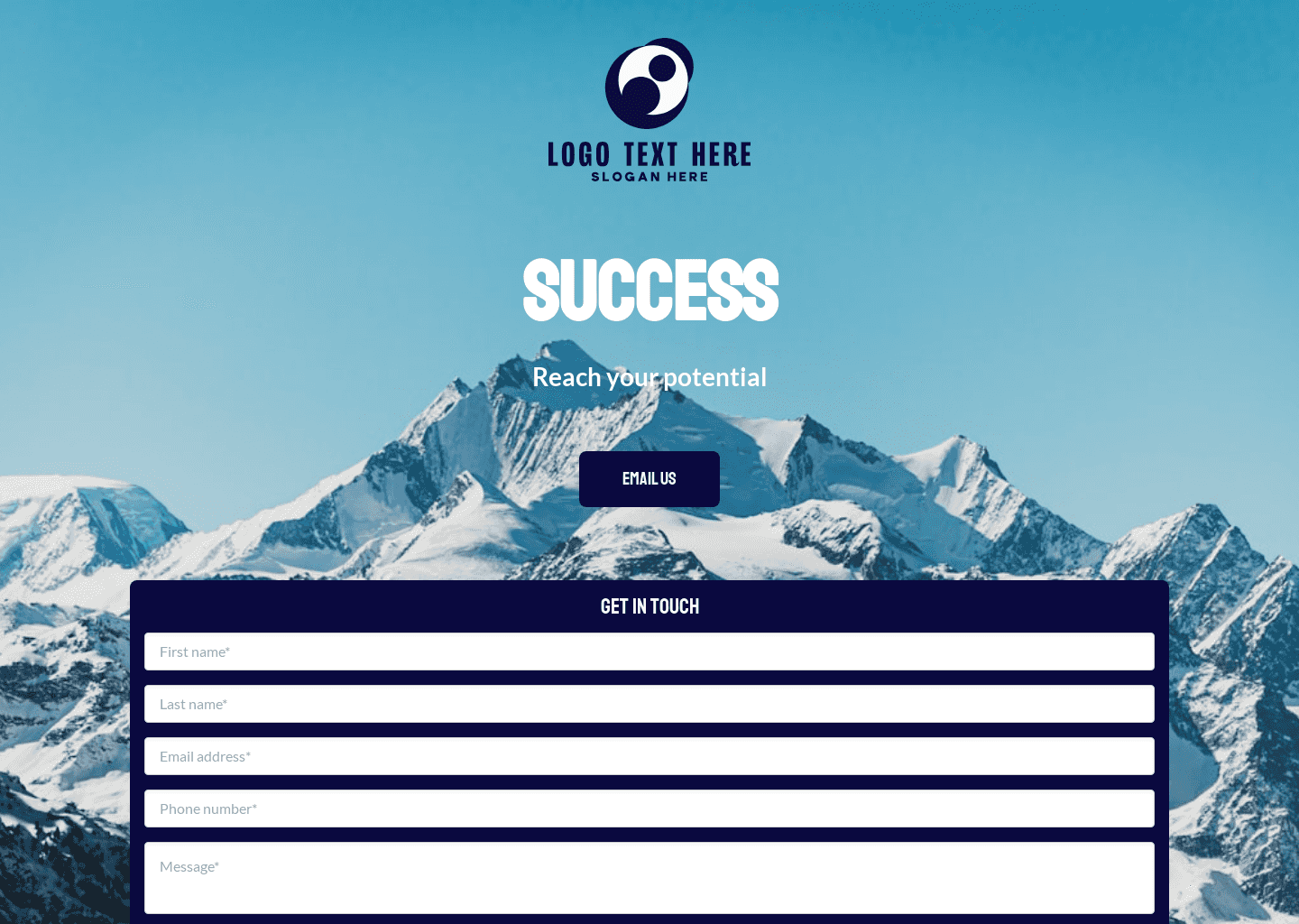 Mountain Peak Website Preview