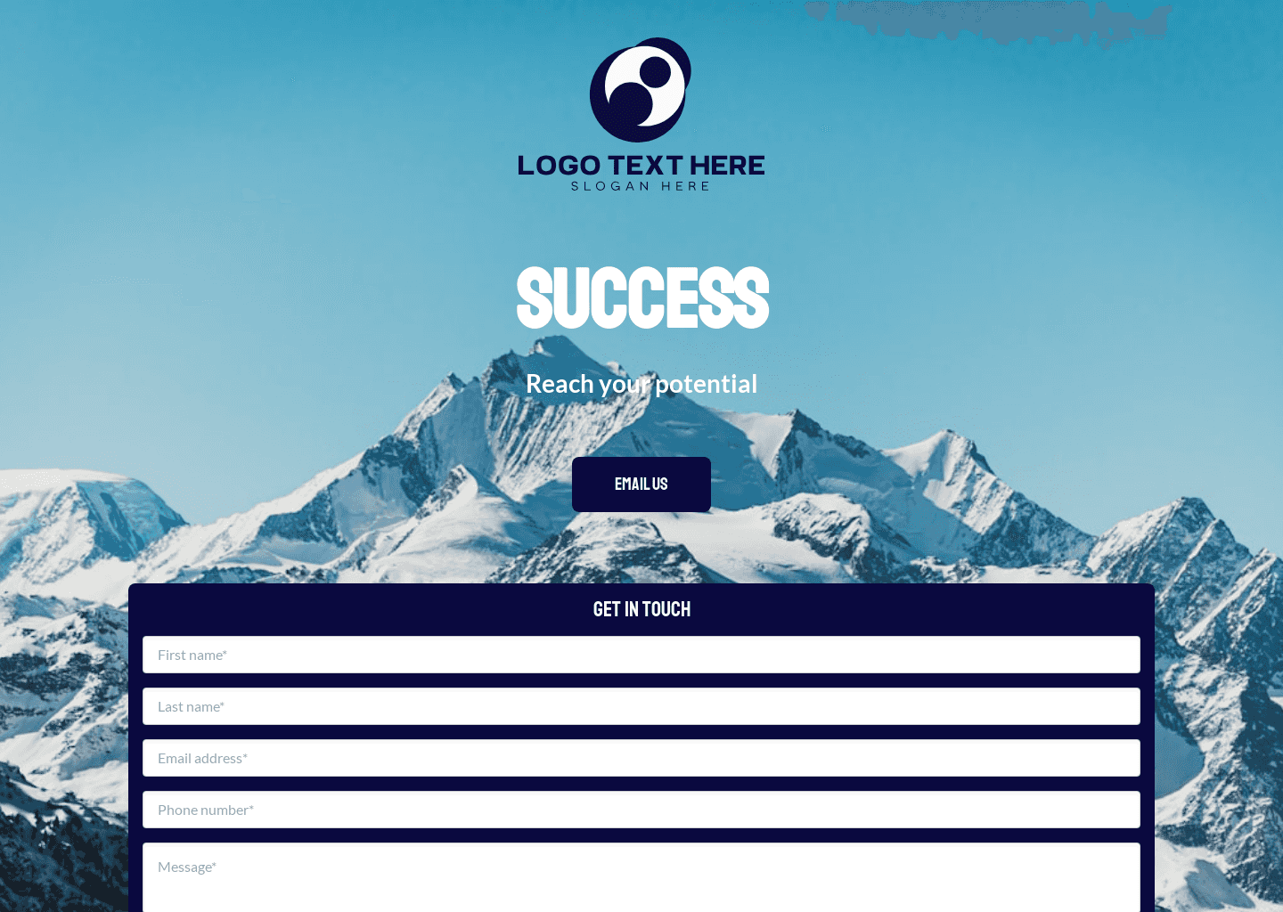 Mountain Peak Website Preview