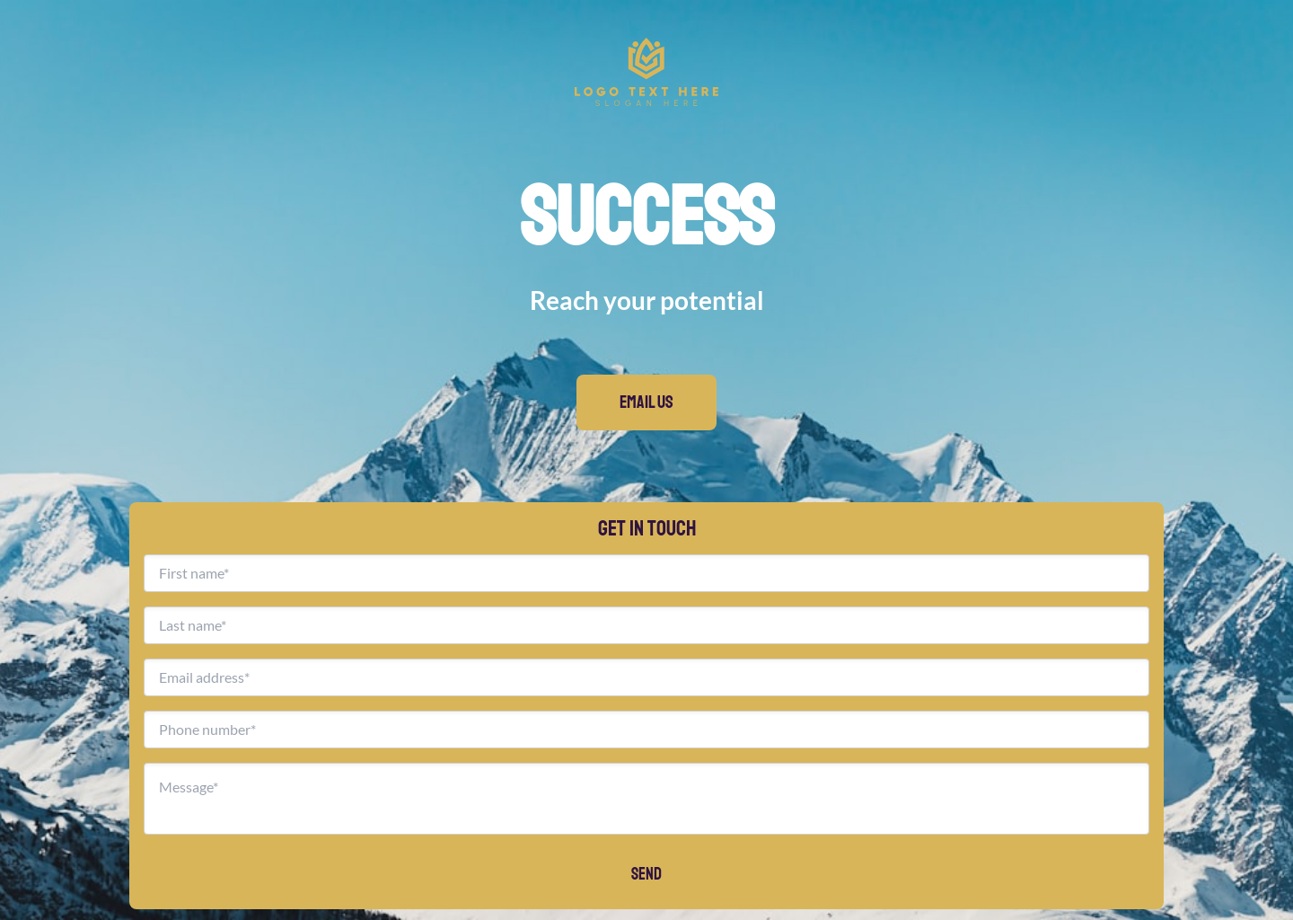 Mountain Peak Website Builder Image Preview