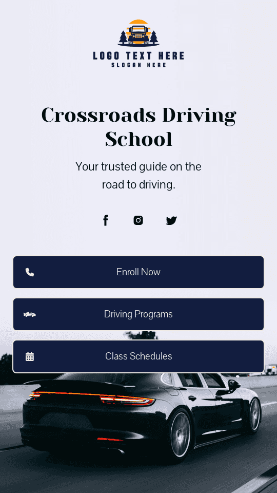 Community Driving School Link in Bio Preview
