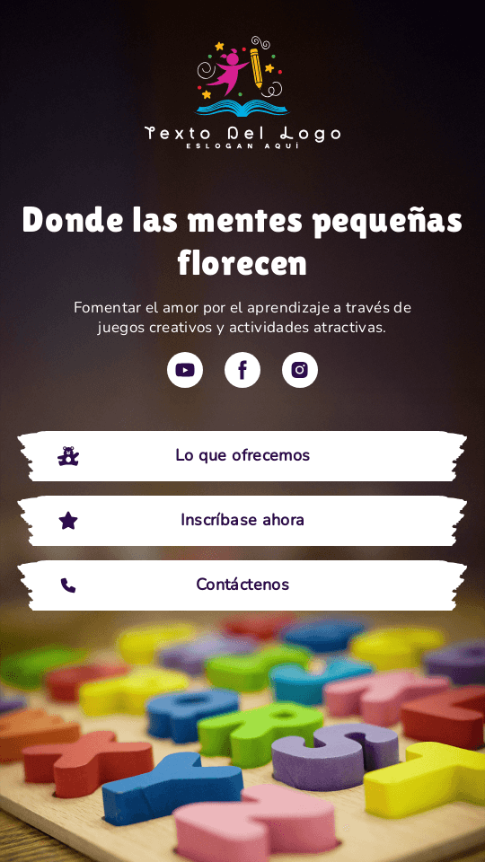 Educación en guardería para niños Website