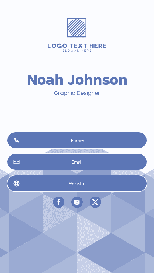 DIgital Graphic Designer Digital Business Card Preview
