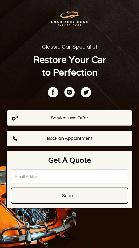 Auto Care Repair Link in Bio Preview