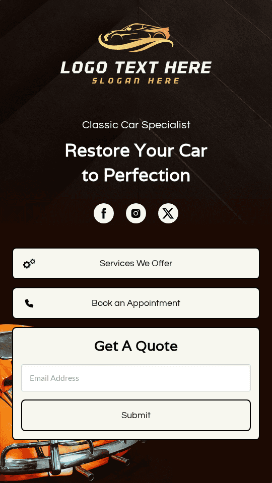 Auto Care Repair Link in Bio Preview