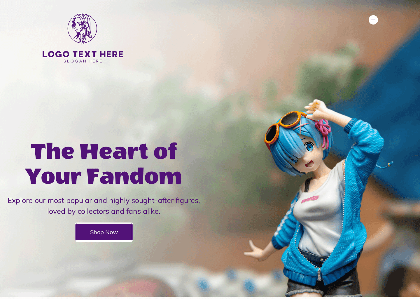 Anime Figure Shop Website