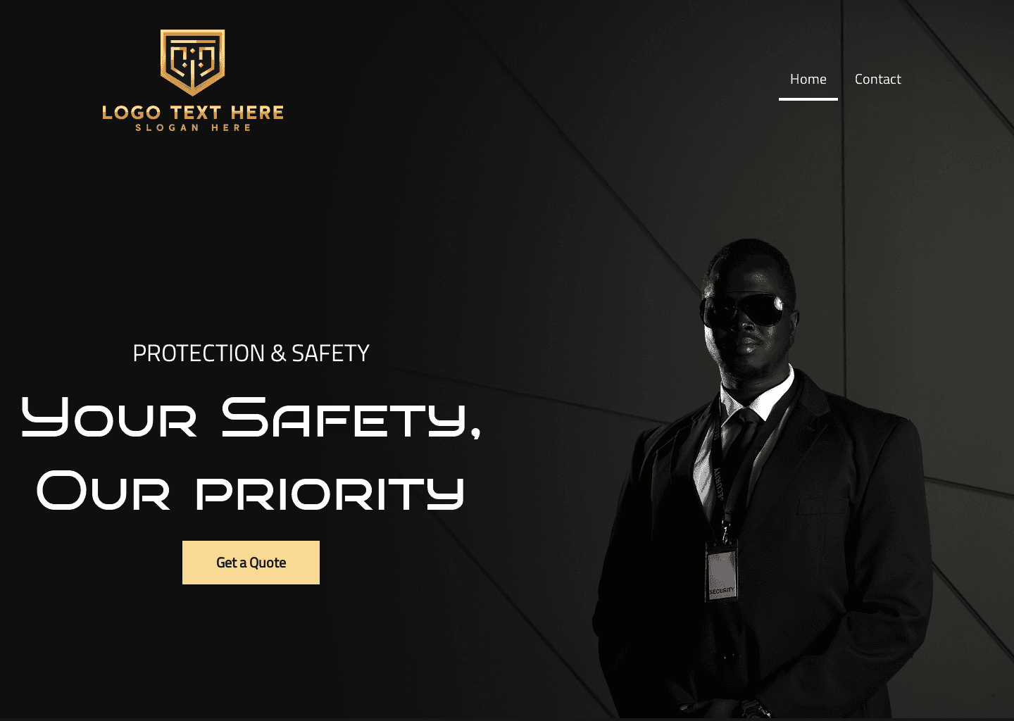 Private Security Agency Website
