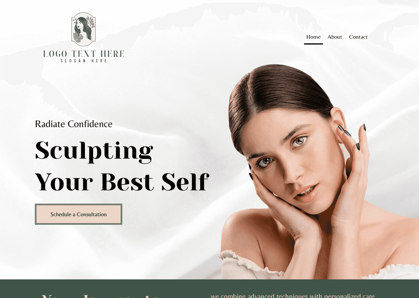 Aesthetic Care Clinic Website Preview
