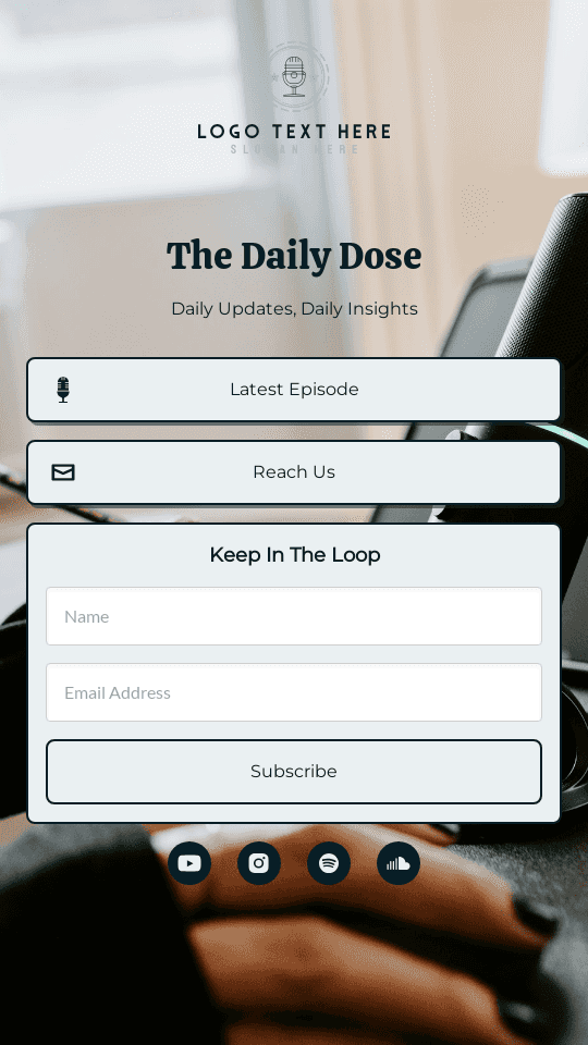 Life Coach Podcast Bio link template