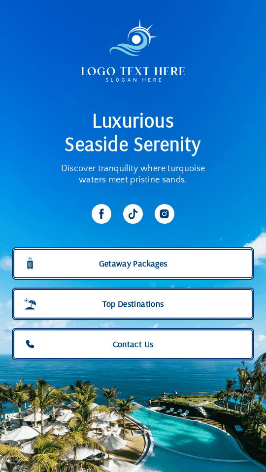 Beach Resort Hotel Link in Bio Preview