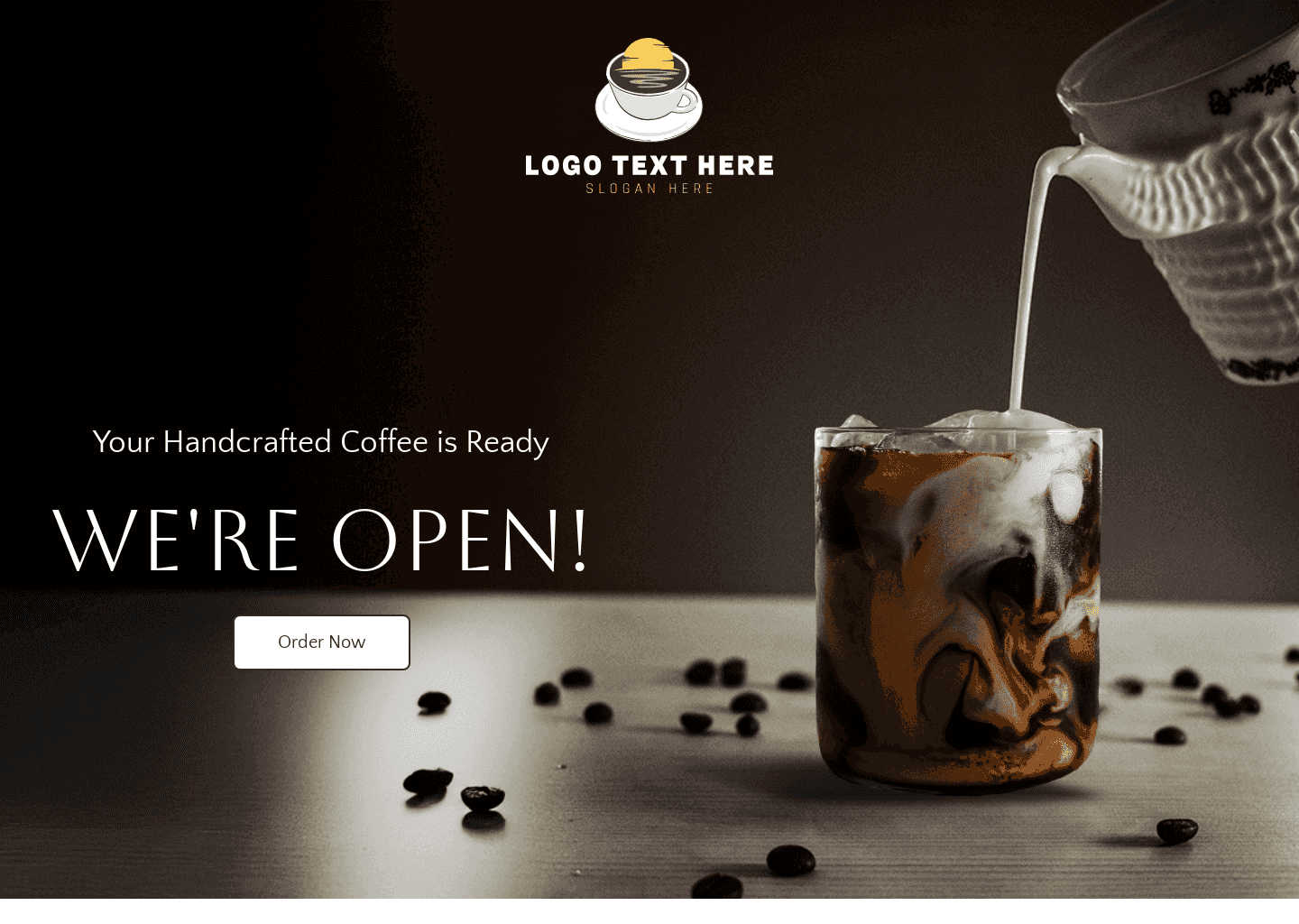 Pour Over Cafe Website Preview