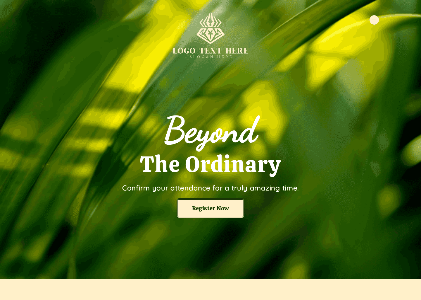 Generic Nature Event Website Preview