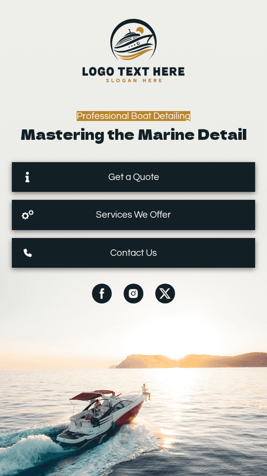 Professional Boat Detailing Link in Bio