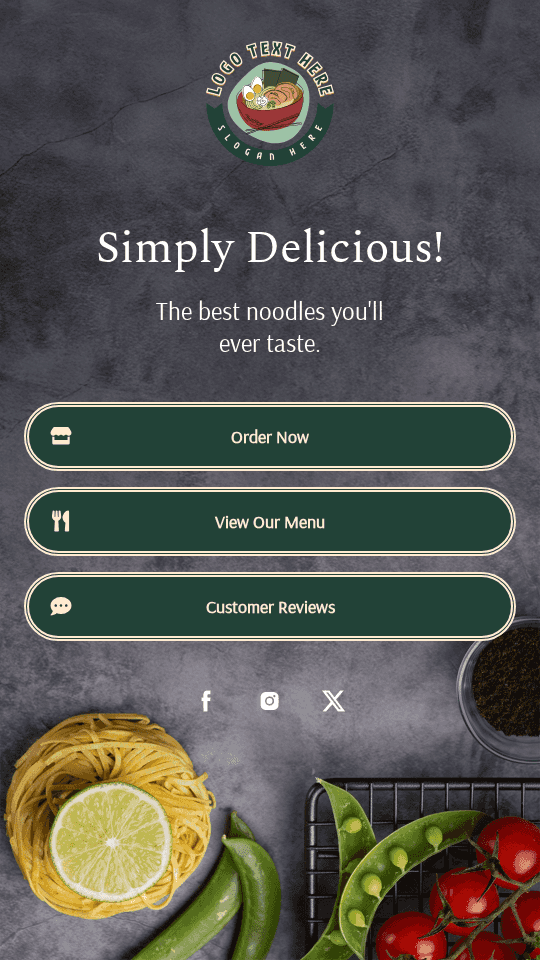 Ramen Noodles Restaurant Link in Bio Preview