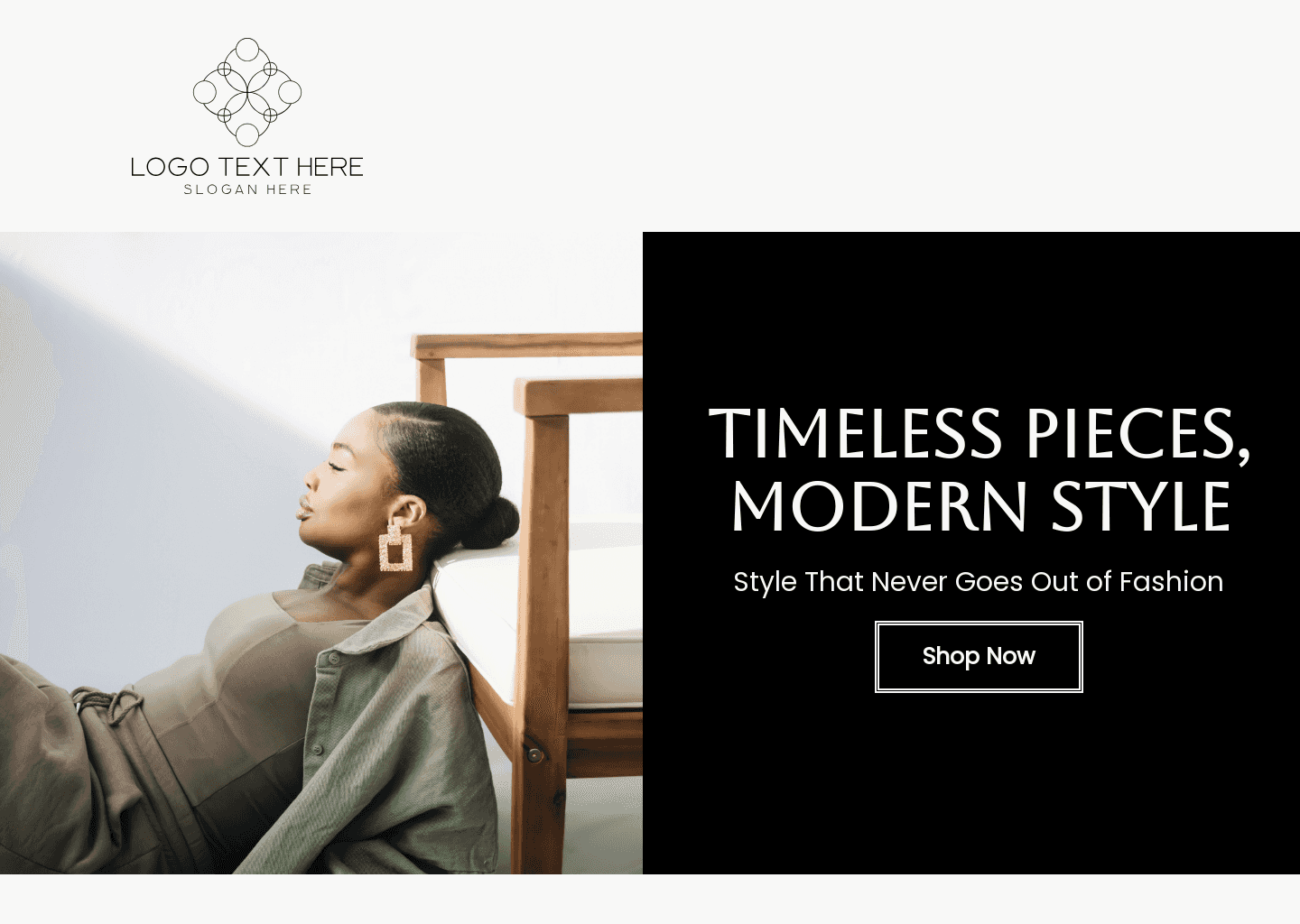 Modern Chic Fashion Website Preview