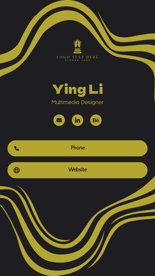 Multimedia Designer Digital Business Card