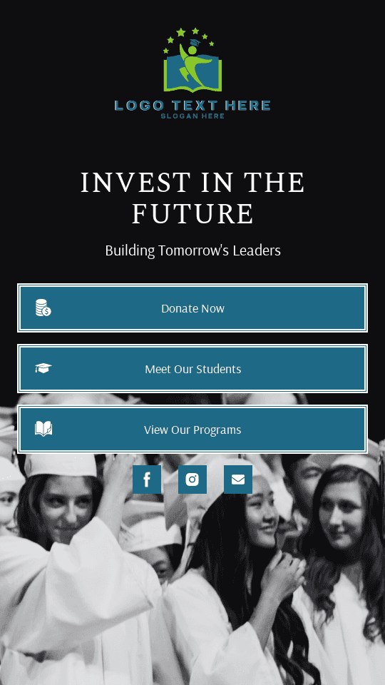 Students Scholarship Fundraiser Link in Bio Preview