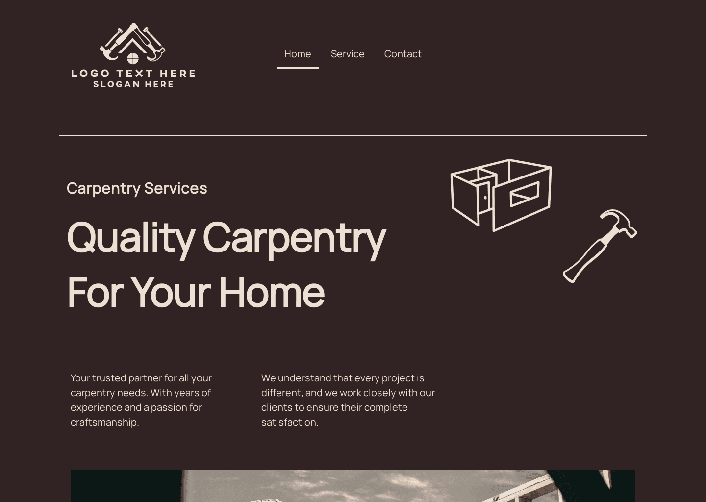 Carpentry Home Services Website