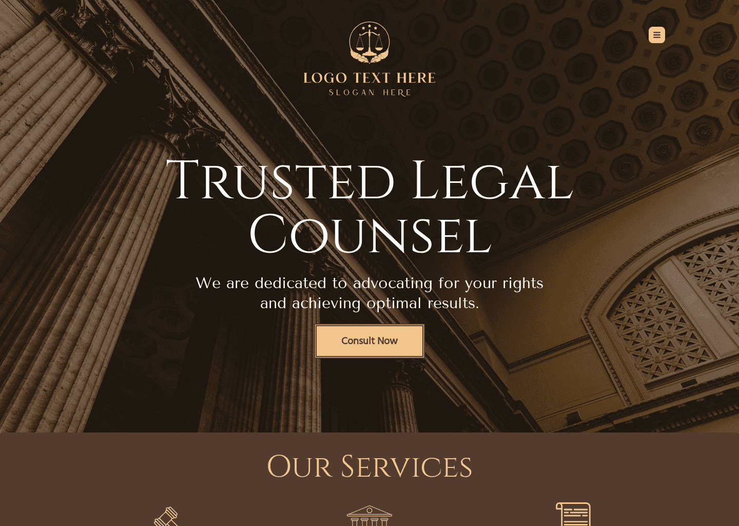 Professional Legal Counsel Website