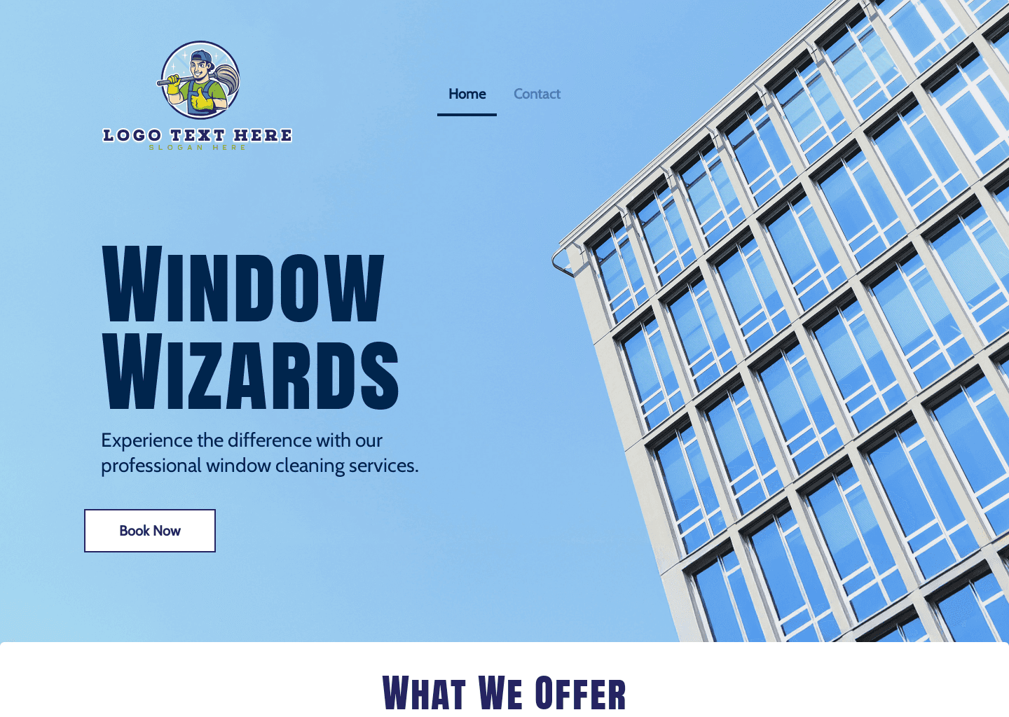 Expert Window Cleaning Website Preview