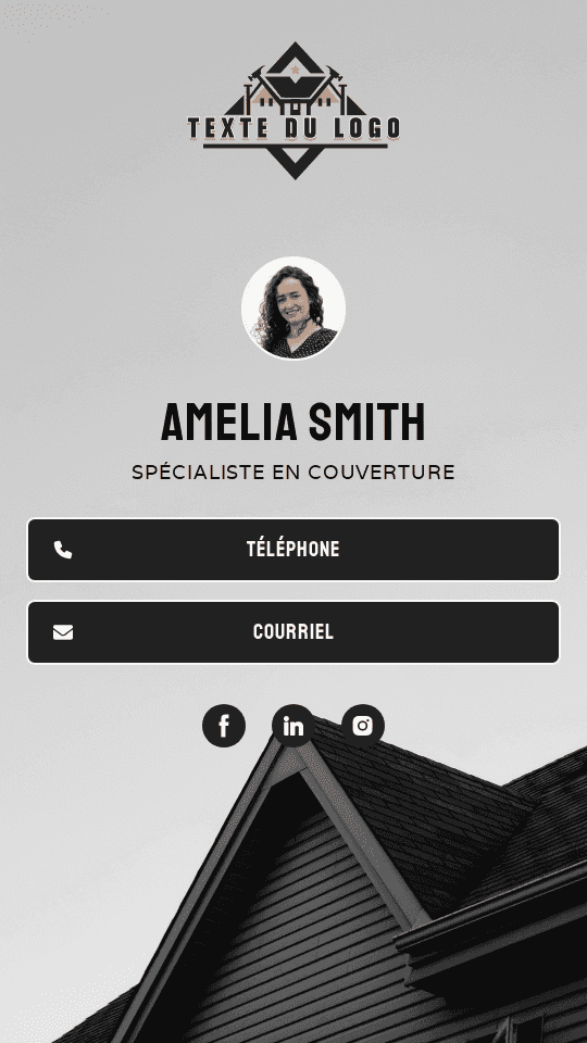 Spécialiste en toiture Digital Business Card