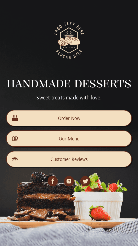 Cakes Bakery Dessert Bio link template